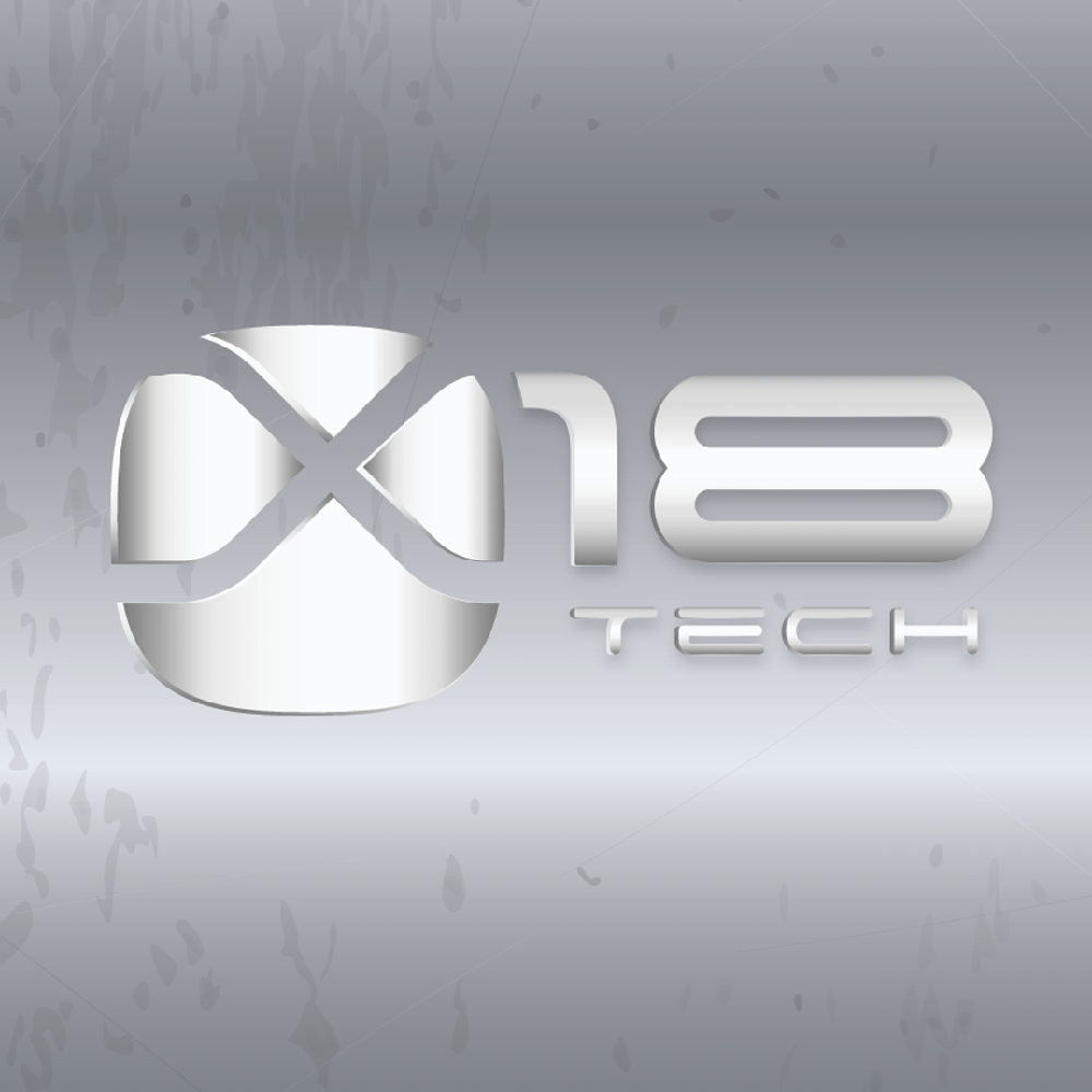 x18-square-banner x18 Tech brand identity !